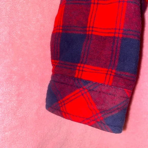 Boston Traders Shearling-lined Flannel Coat XXL Plus Fall Winter Cozy Warm Snow - Picture 12 of 16